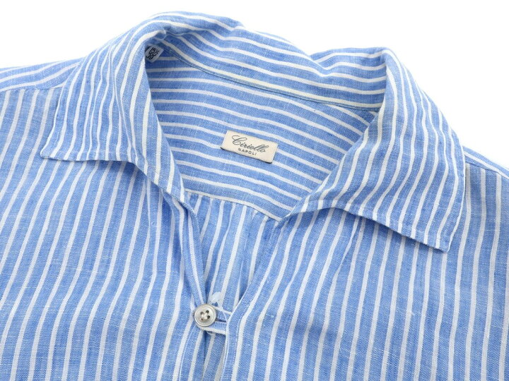 楽天市場】【中古】チリエッロ CIRIELLO ストライプ リネン カプリ  