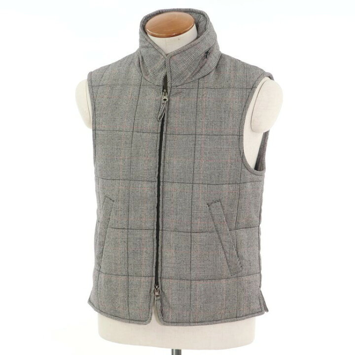 楽天市場】【中古】カンタレリ Cantarelli グレンチェック柄 ウール 