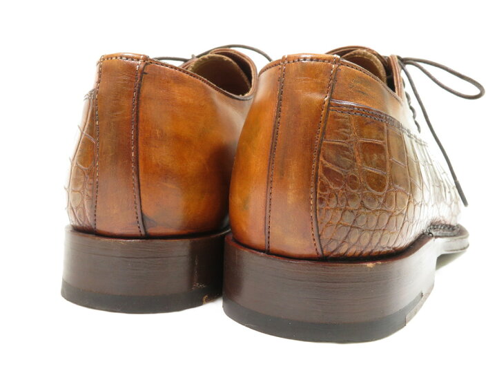 楽天市場】【中古】サントーニ Santoni クロコダイル×カーフ 