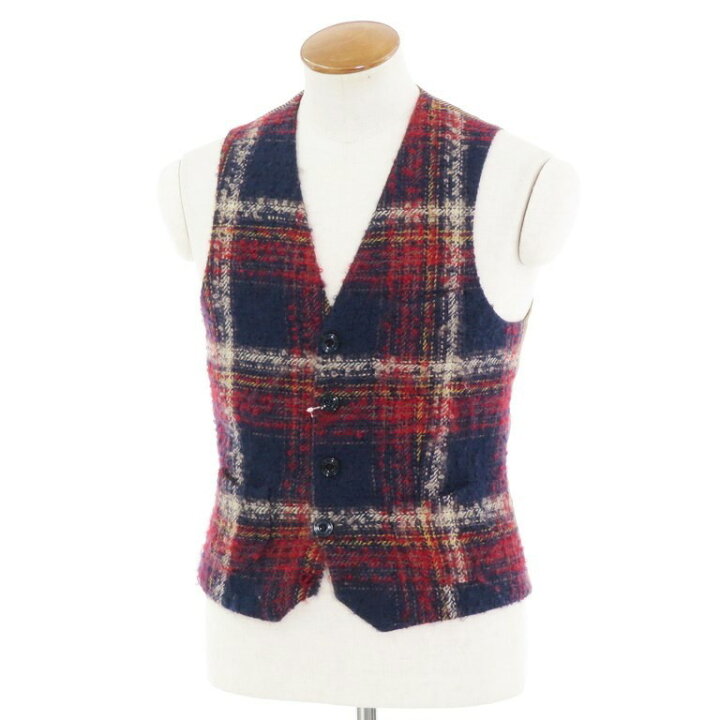 楽天市場】【中古】エルネスト ernesto GFB チェック柄 モヘア混ウール  