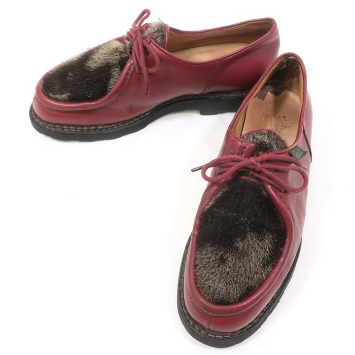楽天市場】【中古】パラブーツ Paraboot レザー×アザラシ チロリアン 