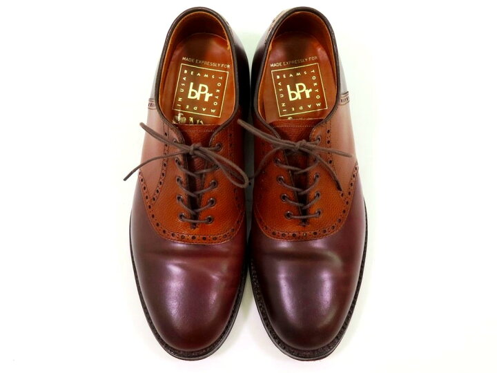 楽天市場】【中古】オールデン ALDEN コードバン コンビ サドル 
