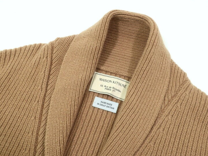 楽天市場】【中古】メゾン キツネ MAISON KITSUNE ローゲージ リブ編み 