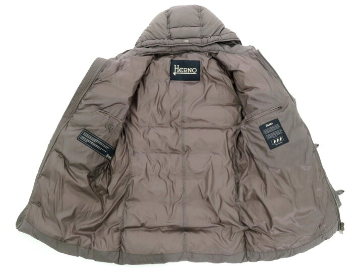 楽天市場】【中古】ヘルノ HERNO ナイロンポリウレタン フーデッド  