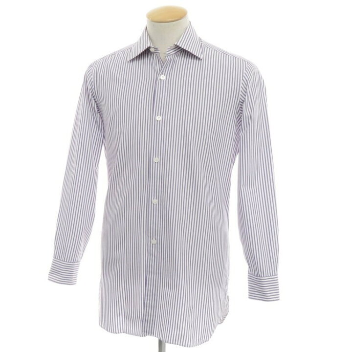 楽天市場】【中古】シャルベ CHARVET ストライプ柄 コットン 