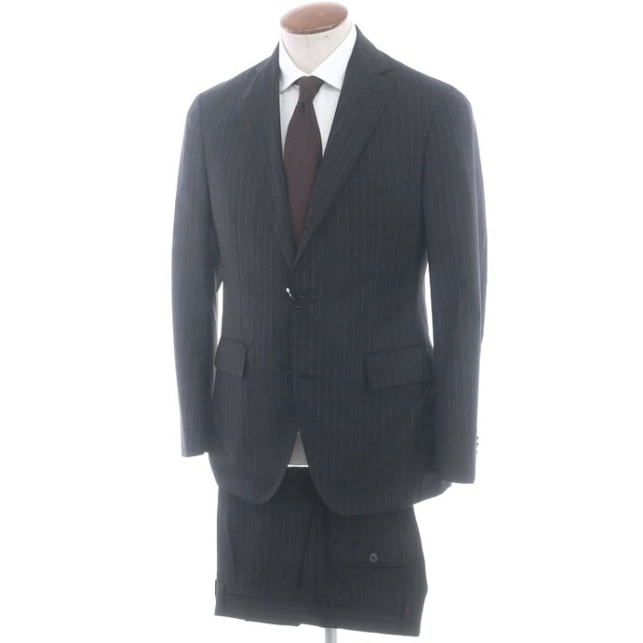 楽天市場】【中古】ラルディーニ LARDINI ウール ストライプ 3つボタン 