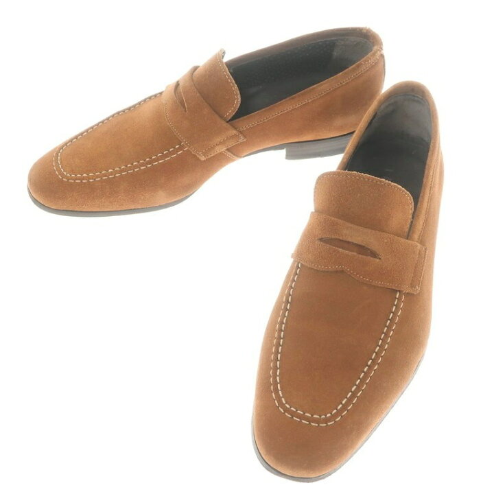 楽天市場】【中古】パコ ミラン paco milan スエード コインローファー 