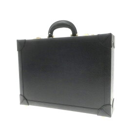 【中古】オオバセイホウ 大峡製鞄 バーミンガム・サドルレザー アタッシュケース ブラック【W42.5×H30.5×D8】【BLK】【S/S/A/W】【状態ランクA】【メンズ】【11201-955671】[2112CPD]
