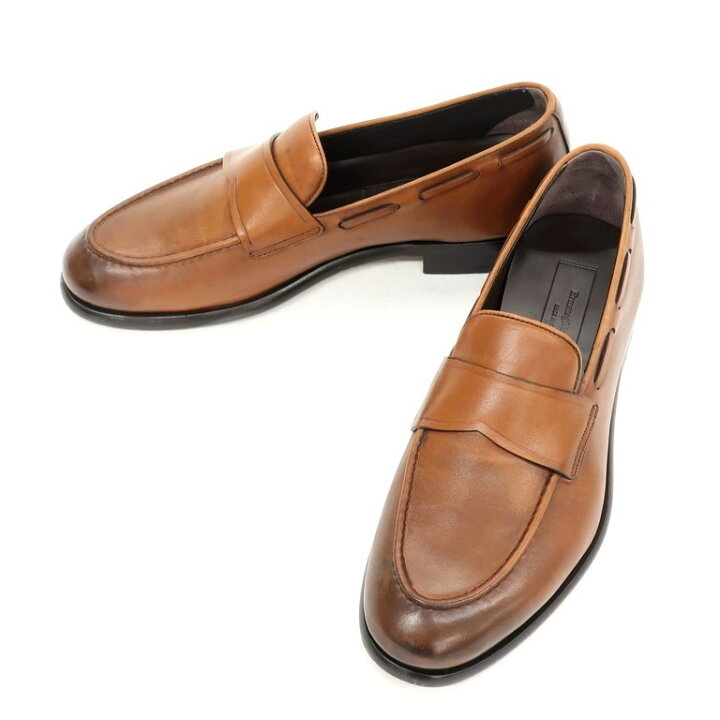 楽天市場】【中古】エルメネジルドゼニア Ermenegildo Zegna カーフ 