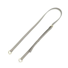 【新品】ザネラート Zanellato カーフレザー バッグ用ショルダーストラップ グレー【GRY】【S/S/A/W】【状態ランクN】【レディース】【99999-955580】 （最長）130cm　（最短）97cm　（太さ）1.5[2203CPD]