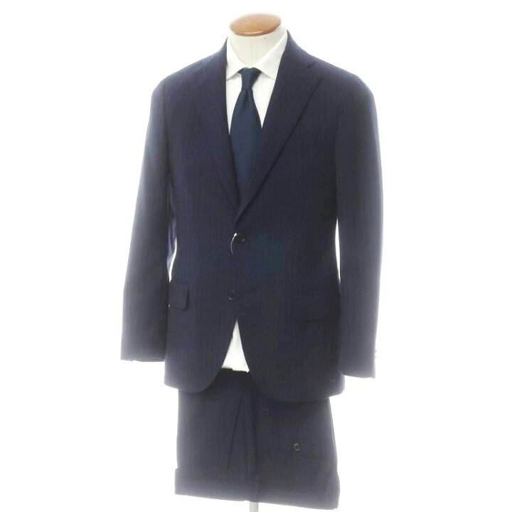楽天市場】【中古】ラルディーニ LARDINI ウール ストライプ 3つボタン 