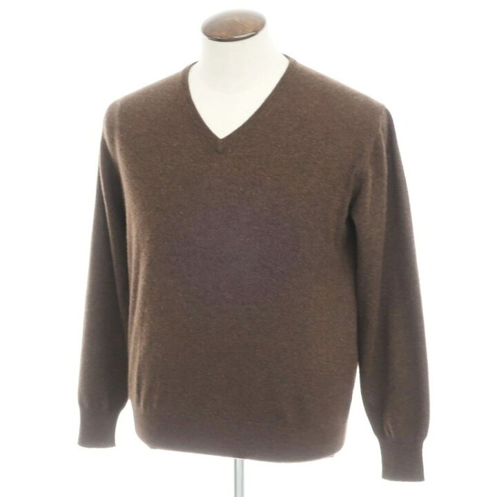 楽天市場】【中古】ロロピアーナ Loro Piana カシミア Vネックニット 