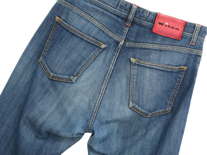 楽天市場】【中古】キートン Kiton デニムパンツ ジーンズ ブルー 