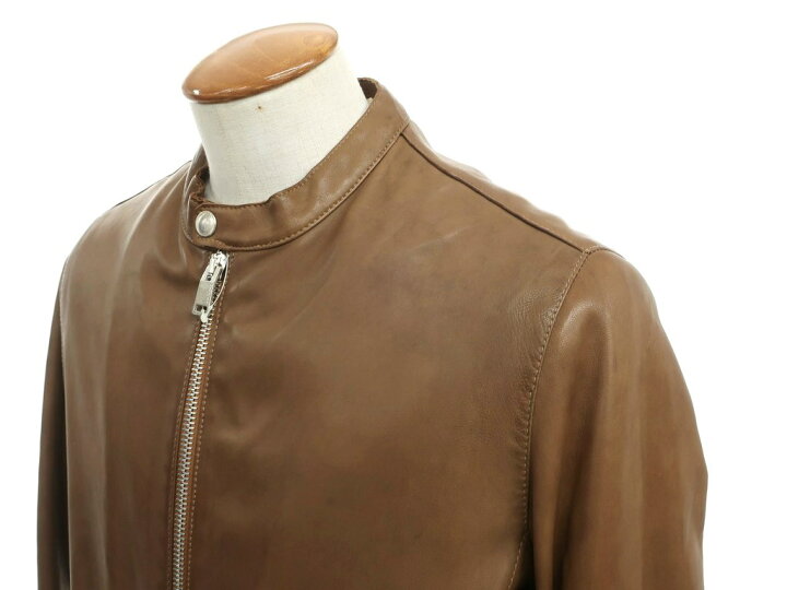 楽天市場】【中古】デラン Delan ラムレザー シングルライダース 