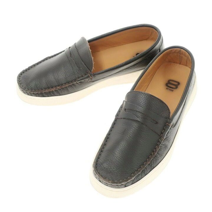 楽天市場】【中古】オット バイ ユークス 8 By Yoox レザー スリッポン 