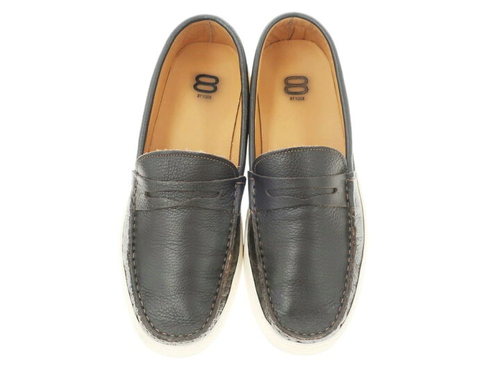 楽天市場】【中古】オット バイ ユークス 8 By Yoox レザー スリッポン 