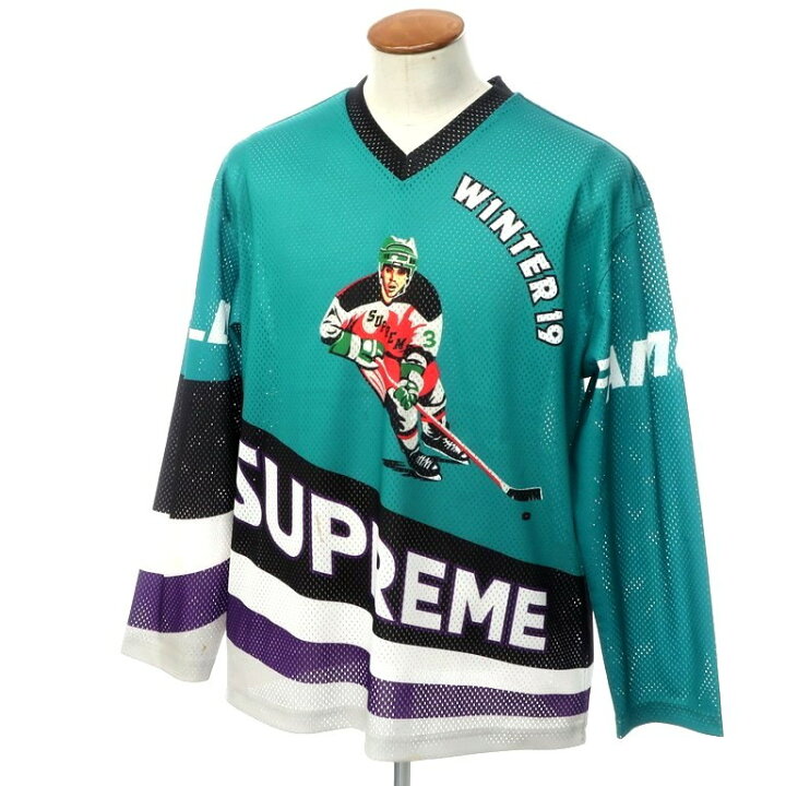 楽天市場】【中古】シュプリーム Supreme Crossover Hockey Jersey 2019年秋冬 長袖ホッケージャージ グリーン×ブラック【サイズM】【GRN】【S/S】【状態ランクC】【メンズ】【10702-955489】 : リタリオリブロ 楽天市場】【中古】シュプリーム Supreme Crossover Hockey Jersey 2019年秋冬 長袖ホッケージャージ グリーン×ブラック【サイズM】【GRN】【S/S】【状態ランクC】【メンズ】【10702-955489】 : リタリオリブロ