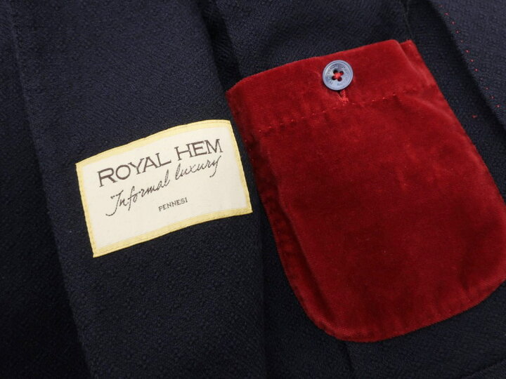楽天市場】【中古】ロイヤルヘム Royal Hem ウール 2つボタン 