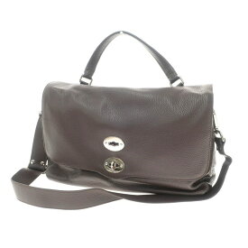 【中古】ザネラート Zanellato POSTINA ポスティーナ レザー 2way ポストマンバッグ ダークブラウン【W38×H23.5×D18】【BRW】【S/S/A/W】【状態ランクA】【メンズ】【11202-955460】