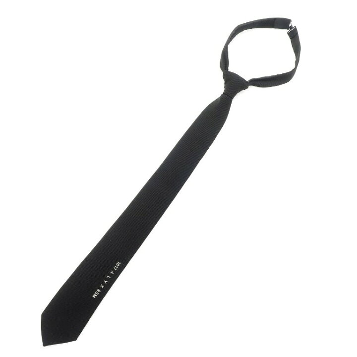 楽天市場】【中古】アリクス ALYX 結び下げ ネクタイ ブラック【BLK  