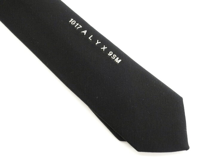 楽天市場】【中古】アリクス ALYX 結び下げ ネクタイ ブラック【BLK 