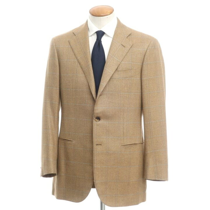 楽天市場】【中古】サルトリオ Sartorio チェック ウールシルクリネン 