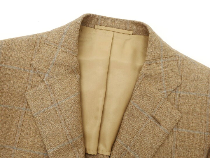 楽天市場】【中古】サルトリオ Sartorio チェック ウールシルクリネン 