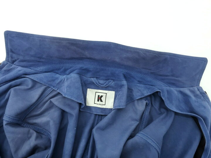 楽天市場】【中古】キーレッド ケイレッド KIRED ラムスエード ジップ 