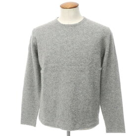 【中古】【未使用】ザニエリ zanieri ハイゲージウールカシミア クルーネックニット グレー【サイズM】【GRY】【A/W】【状態ランクS】【メンズ】【10801-955412】[EPD]