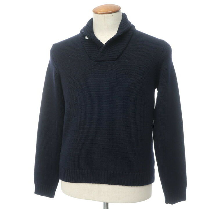 楽天市場】【中古】ザノーネ ZANONE ウール ショールカラー プル 