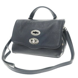 【新品】ザネラート ZANELLATO POSTINA BABY ポスティーナ レザー 2way ポストマンバッグ ショルダーバッグ ネイビー【W20×H15×D11】【NVY】【S/S/A/W】【状態ランクN】【レディース】【91302-955386】[BPD]