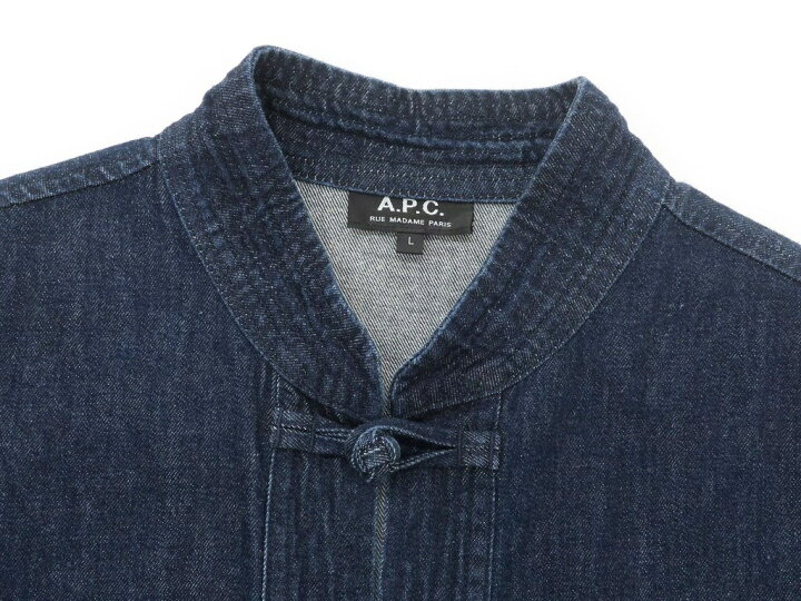 楽天市場】【中古】アーペーセー A.P.C. デニム チャイナジャケット 