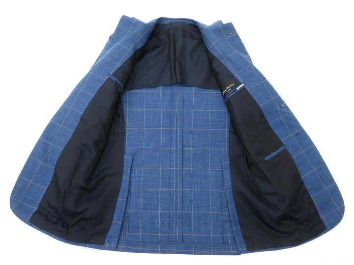 楽天市場】【中古】サルトリオ Sartorio チェック ウールリネン 3B 