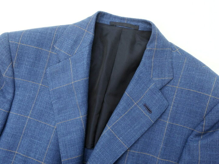 楽天市場】【中古】サルトリオ Sartorio チェック ウールリネン 3B 