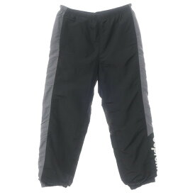 【中古】シュプリーム Supreme 2019年秋冬 Side Logo Track Pant ナイロン トラックパンツ ブラック×グレー【サイズS】【BLK】【S/S】【状態ランクB】【メンズ】【10999-955354】