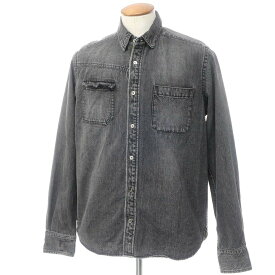 【中古】サカイ sacai 再構築 ドッキング デニム シャツ グレー【サイズ表記なし(M位)】【GRY】【S/S/A/W】【状態ランクB】【メンズ】【10602-955350】[EPD]