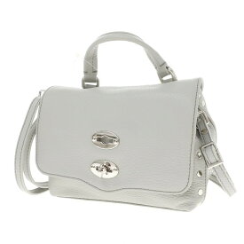 【新品】ザネラート ZANELLATO POSTINA BABY ポスティーナ レザー ショルダーバッグ グレー【W19×H12.5×D9】【GRY】【S/S/A/W】【状態ランクN】【レディース】【91302-955339】[2206APD]