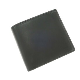 【中古】オオバセイホウ 大峡製鞄 レザー 2つ折り 財布 ブラック【サイズ】【BLK】【S/S/A/W】【状態ランクA】【メンズ】【19901-955325】