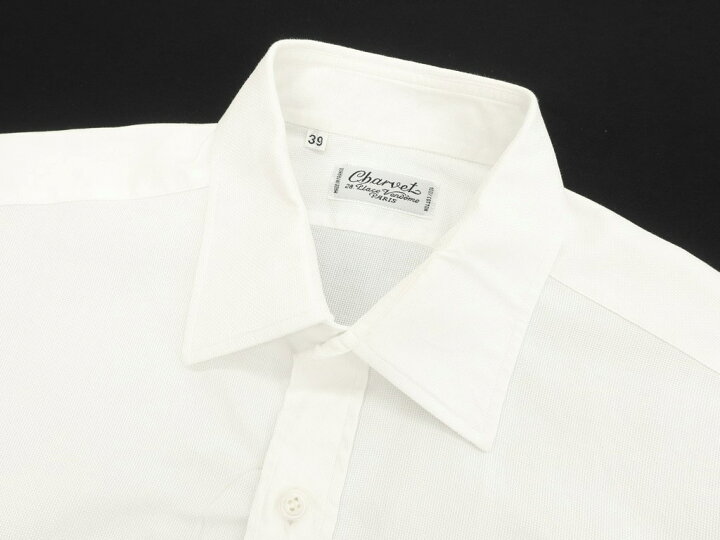 楽天市場】【中古】シャルベ CHARVET コットン レギュラーカラー  