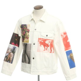 【中古】シュプリーム Supreme 2022年春夏 Daido Moriyama Denim Trucker Jacket デニムジャケット ホワイト【サイズXXL】【WHT】【S/S/A/W】【状態ランクB】【メンズ】【10205-955304】[APD]