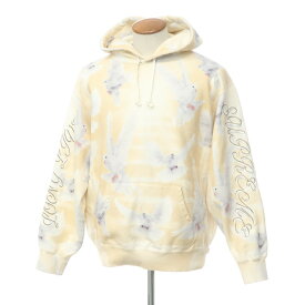 【中古】シュプリーム Supreme 2022年春夏 Doves Hooded Sweatshirt スウェットパーカー ベージュ×ホワイト×グレー【サイズM】【BEI】【A/W】【状態ランクB】【メンズ】【10704-955307】[BPD]