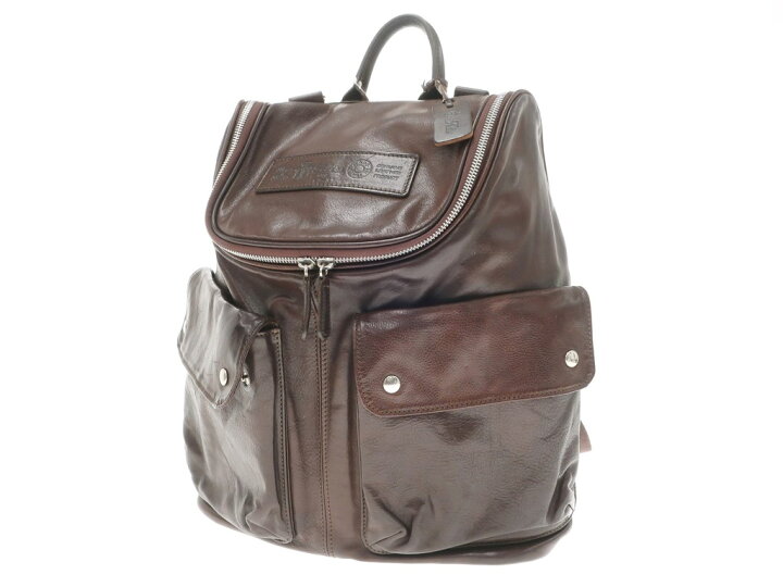 楽天市場】【中古】フェリージ Felisi 12-37 レザー リュック バッグ 