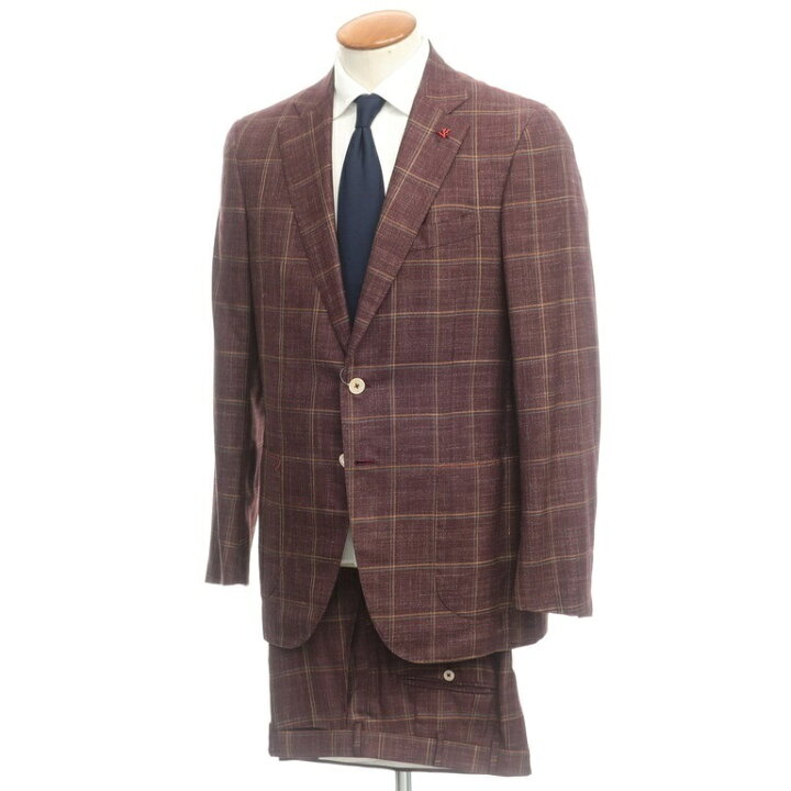 楽天市場】【中古】イザイア ISAIA SANITA サニタ チェック ウール 