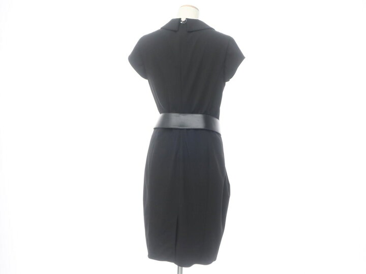 ジョルジオアルマーニ絹100%サイズ42 リトルブラックドレス 