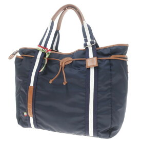 【中古】オロビアンコ OROBIANCO ナイロン トートバッグ ネイビー×ブラウン【W51×H35×D15】【NVY】【S/S/A/W】【状態ランクB】【メンズ】【11204-955267】