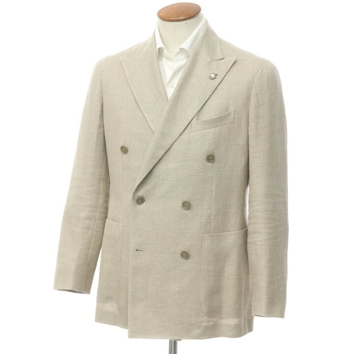 楽天市場】【中古】タリアトーレ TAGLIATORE リネンコットン 6B ダブル 