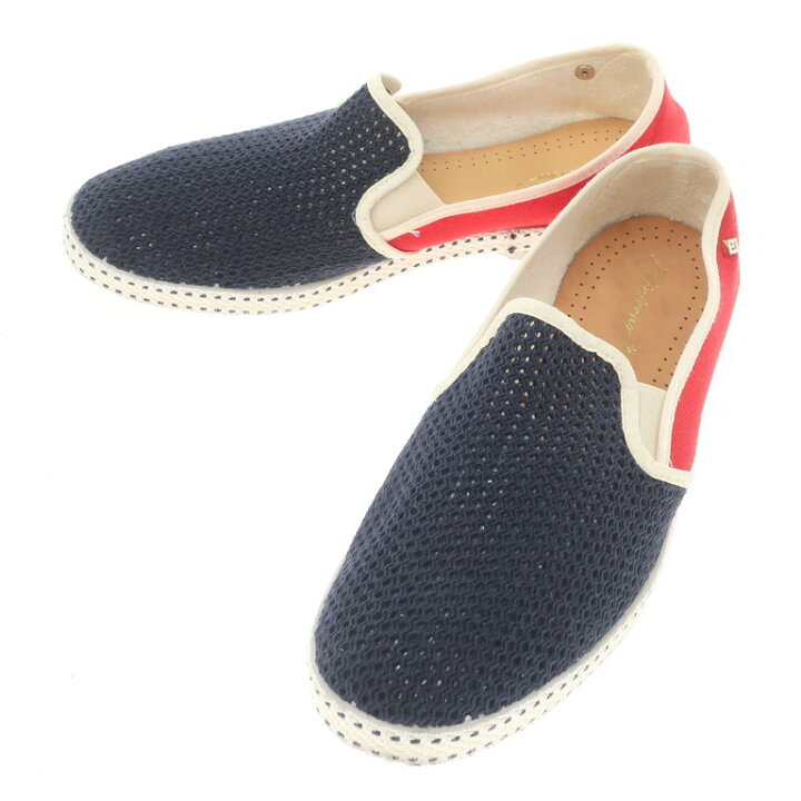 楽天市場】【中古】リビエラ Rivieras メッシュキャンバス スリッポン 