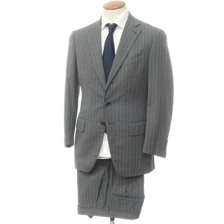 楽天市場】【中古】イザイア ISAIA GREGORY ウール AQUA 3PLY 