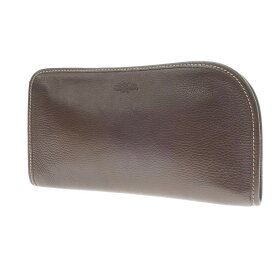 【中古】トラモンターノ TRAMONTANO レザー クラッチバッグ ブラウン【W28×H15×D−】【BRW】【S/S/A/W】【状態ランクB】【メンズ】【11205-955236】