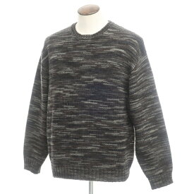 【中古】シュプリーム Supreme 2020年秋冬 Static Sweater クルーネックニット ブラック×グリーン系×グレー【サイズL】【BLK】【A/W】【状態ランクB】【メンズ】【10801-955232】[APD]